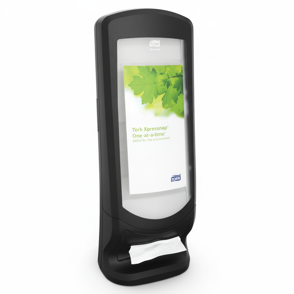 Distributeur sur pied de serviettes de table Tork