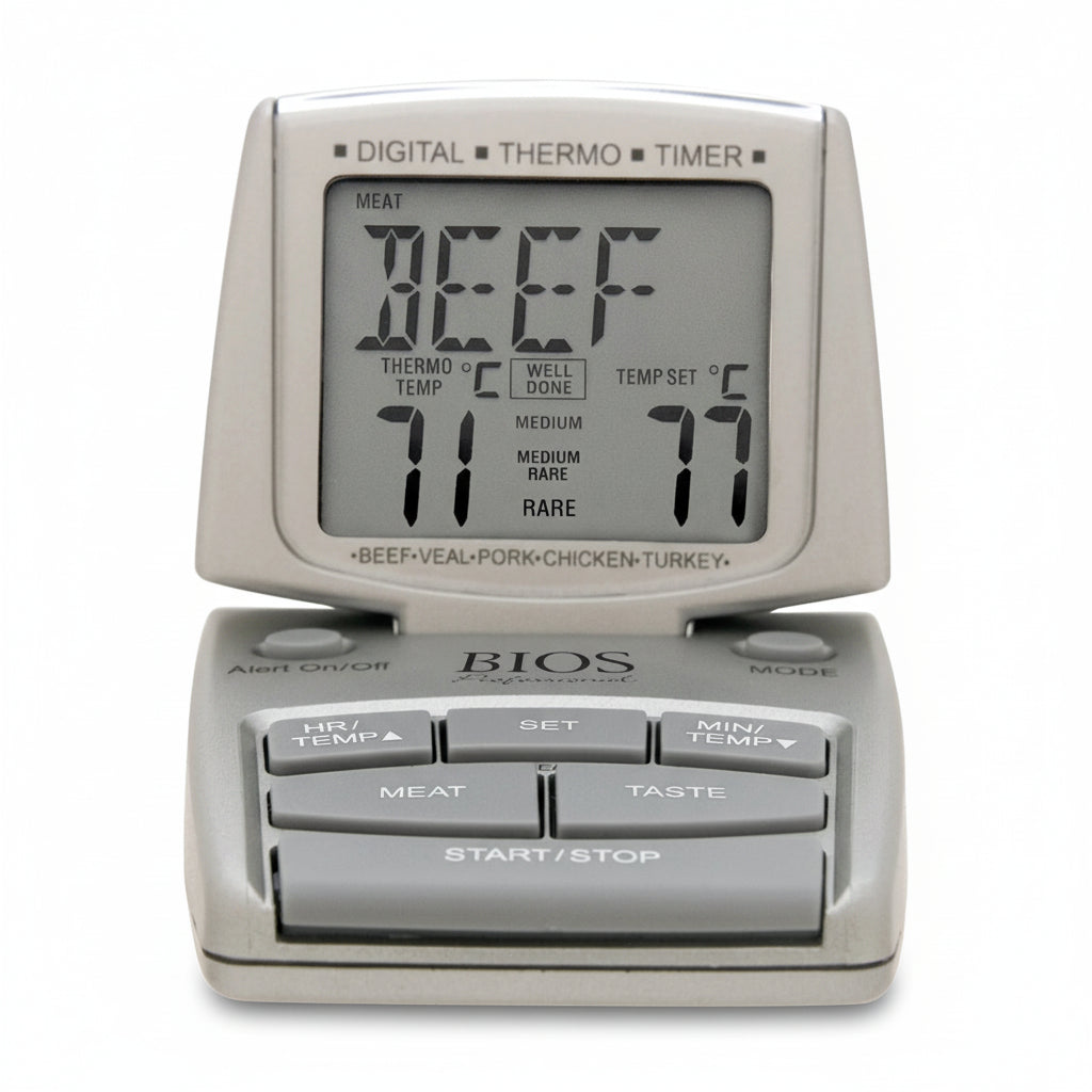 Digital meat thermometer with probe