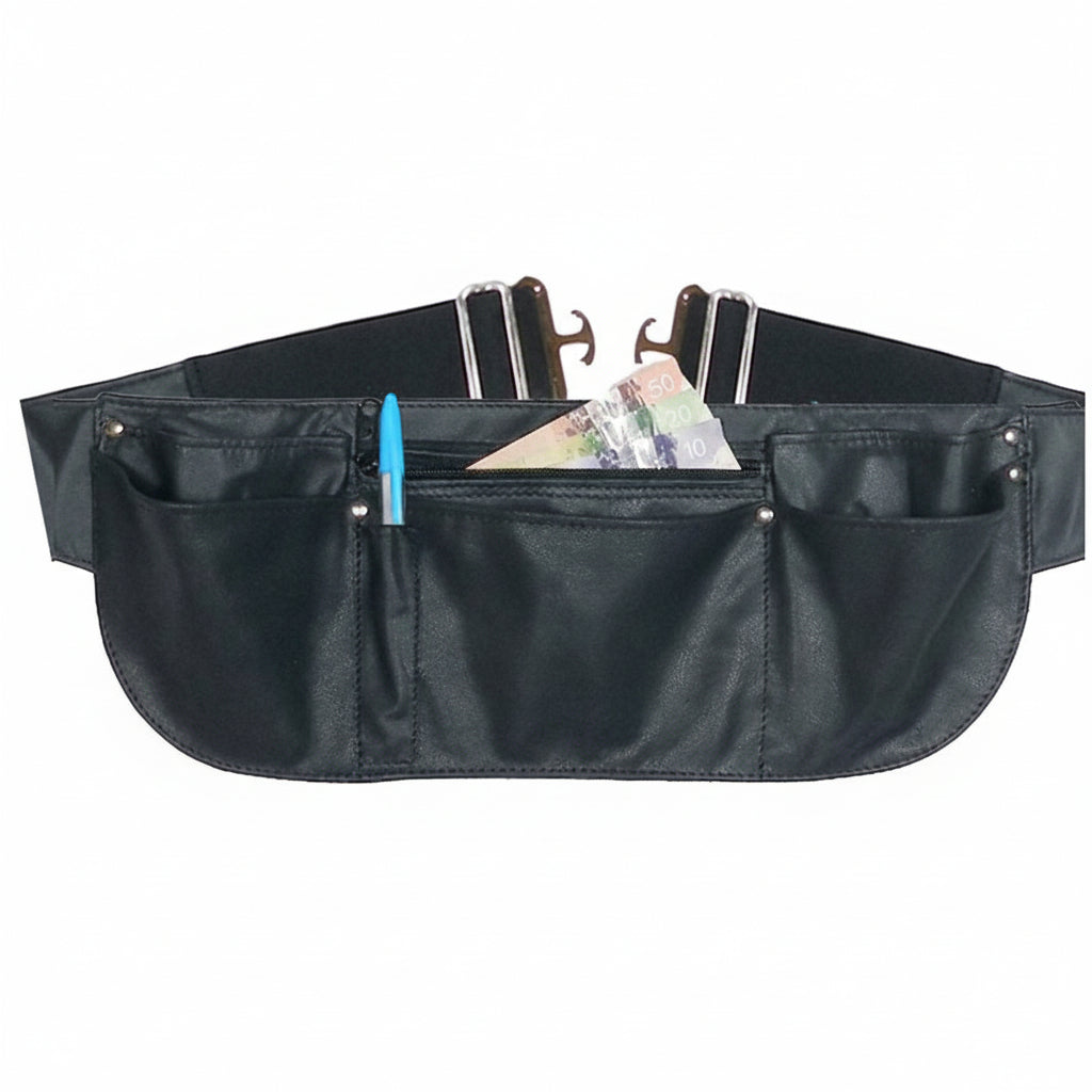 Tablier pour serveurs et serveuses – cuir et nylon souple