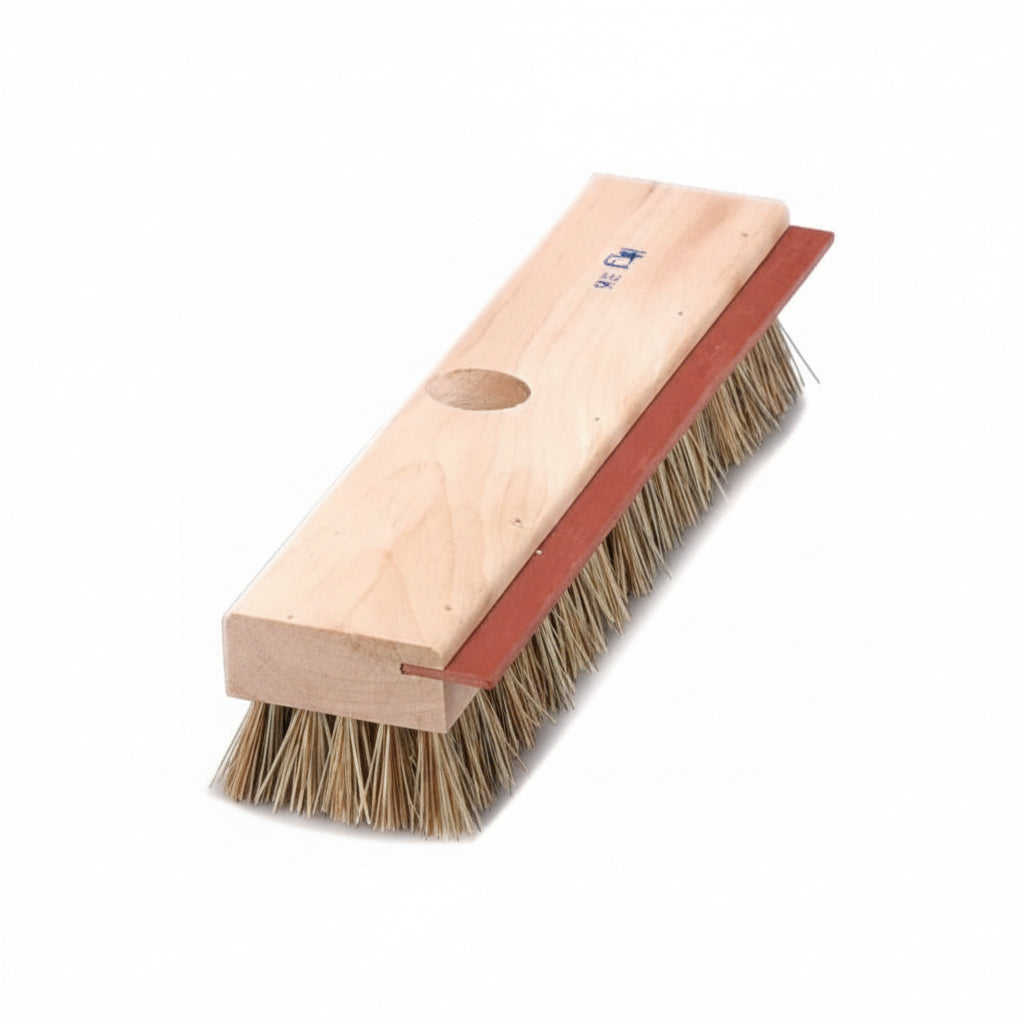 Brosse à plancher avec racloir