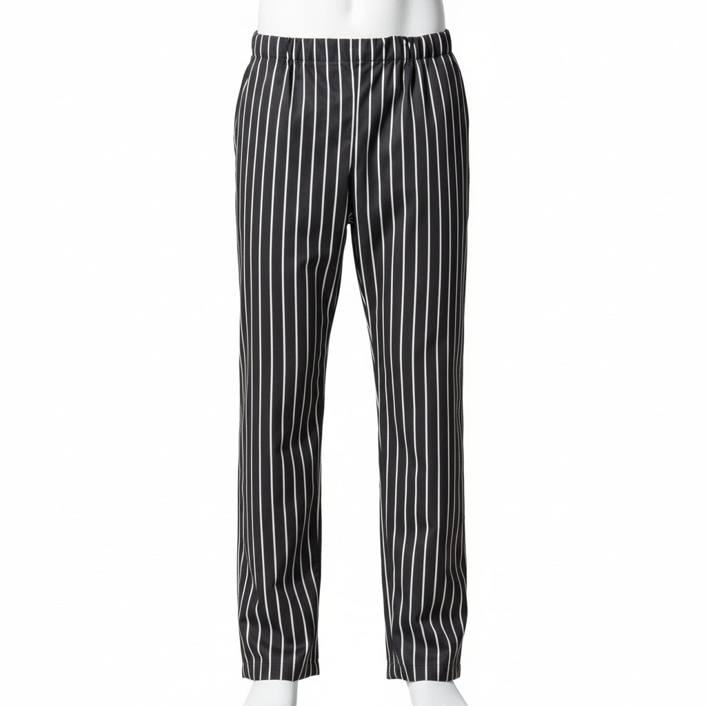 Pantalon noir de cuisinier