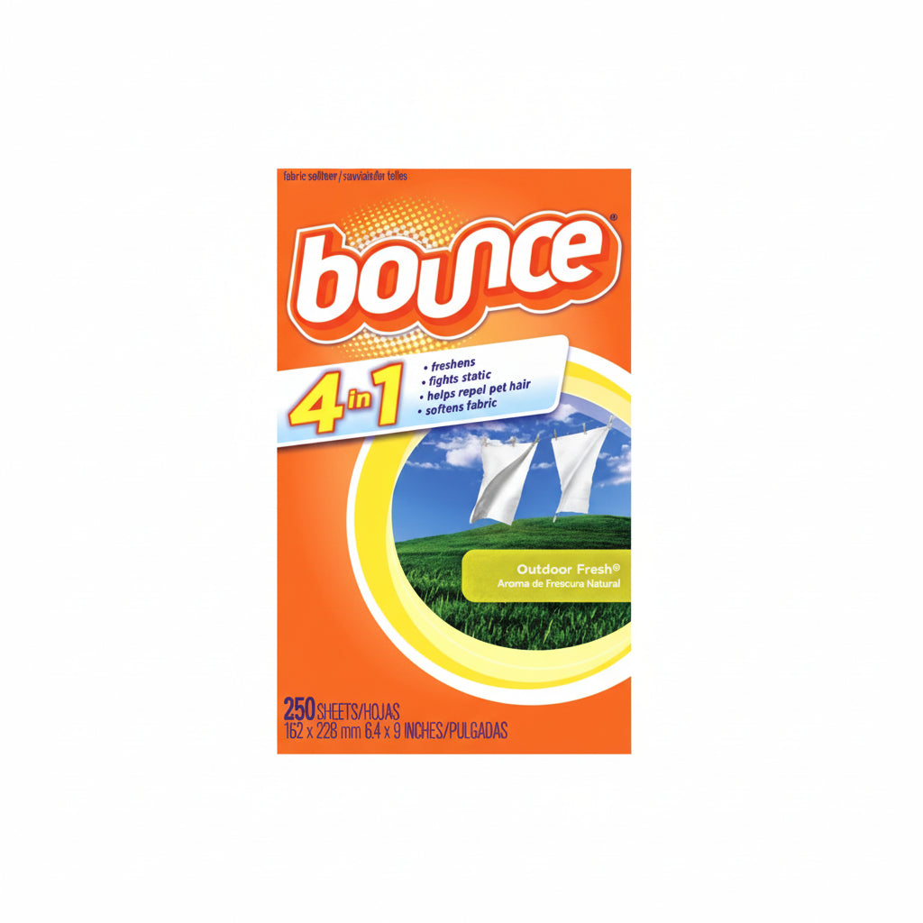 Feuilles assouplissantes Bounce en feuille 250/boite