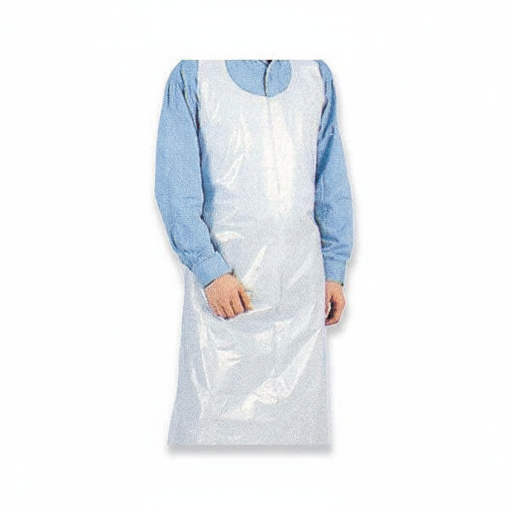Disposable plastic aprons, 100/pack