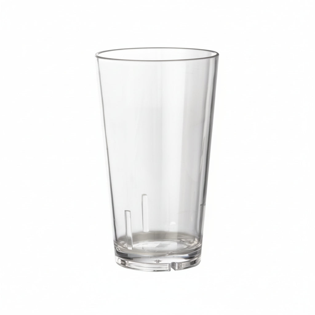 Verre à mélanger 16 oz en plastique clair