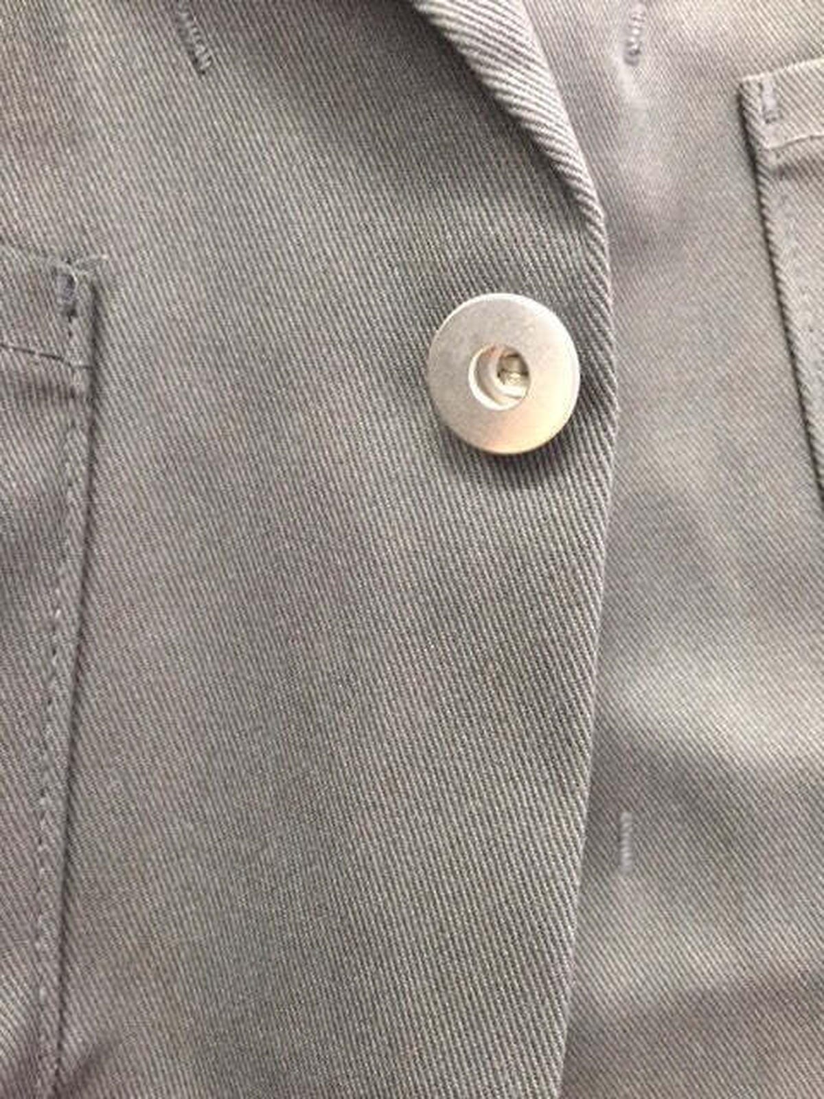 charcoal industrial mechanic's smock