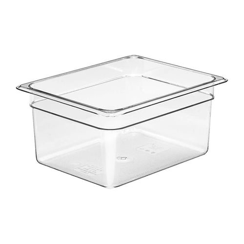 Bac gastronorme polycarbonate clair 1/2 6" Cambro