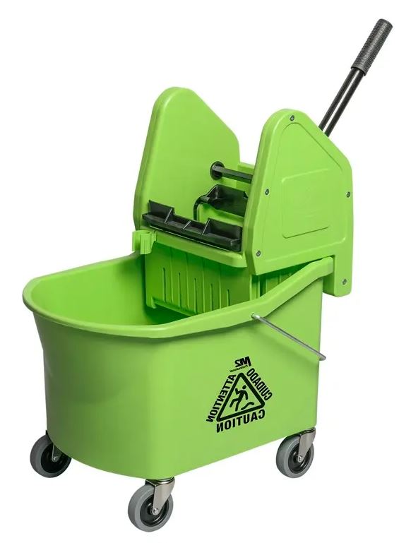 Kit seau-essoreur vert