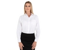 Chemise blanche pour femme à manches longues