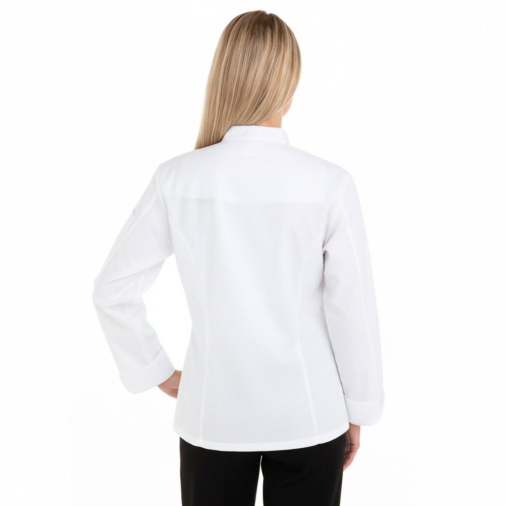 Chemise blanche pour femme à manches longues