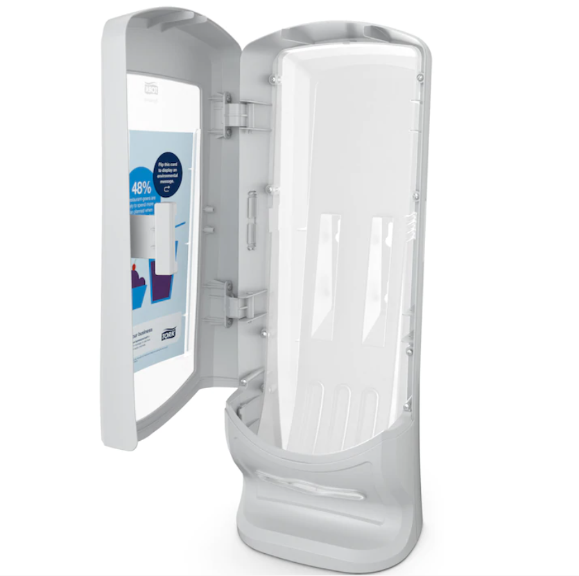 Distributeur sur pied de serviettes de table Tork