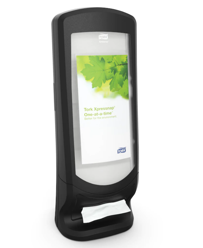 Distributeur sur pied de serviettes de table Tork