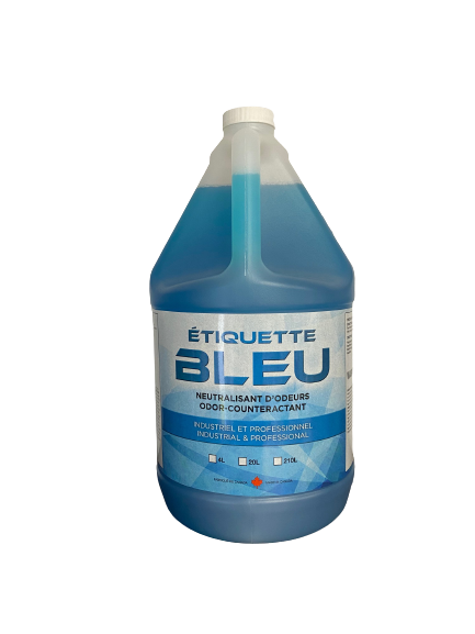 Etiquette bleu