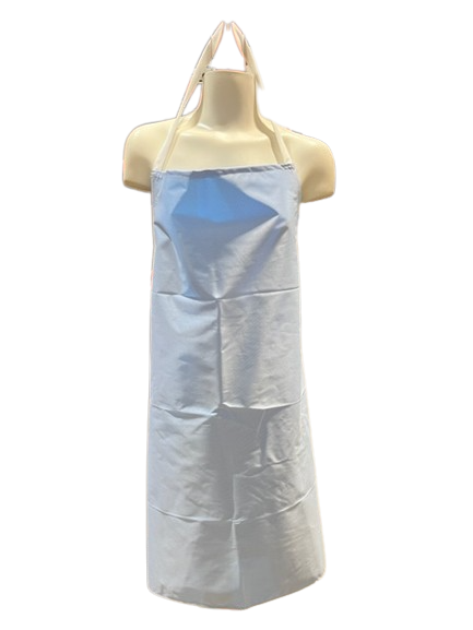 Tablier vinyle plonge bleu