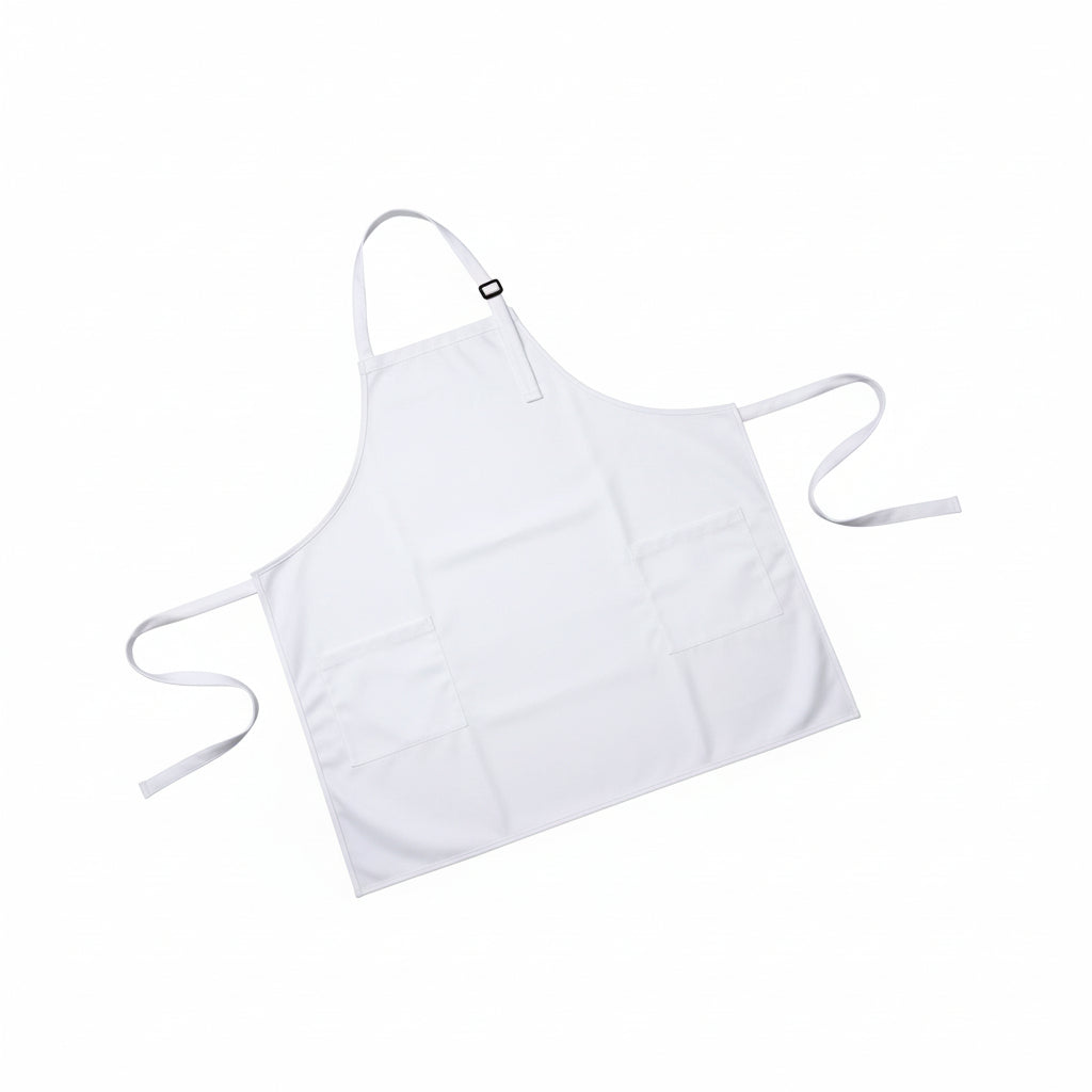 Adjustable neck apron, 100% polyester