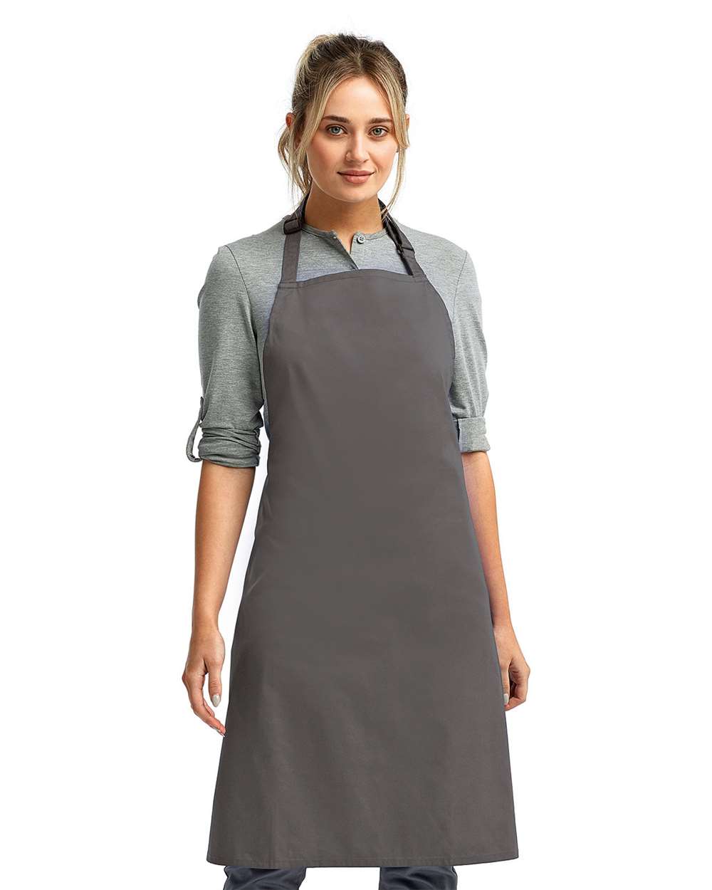 Kitchen artisan apron without pocket