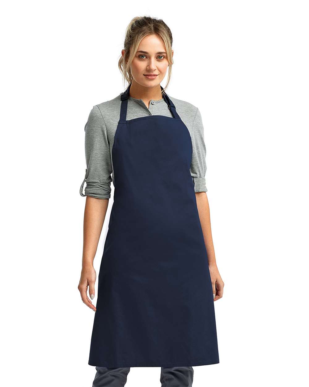 Kitchen artisan apron without pocket