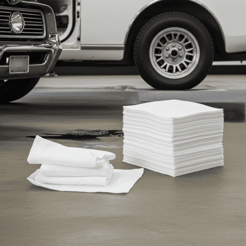 Absorbant d'huiles en feuilles 200 unités/caisse