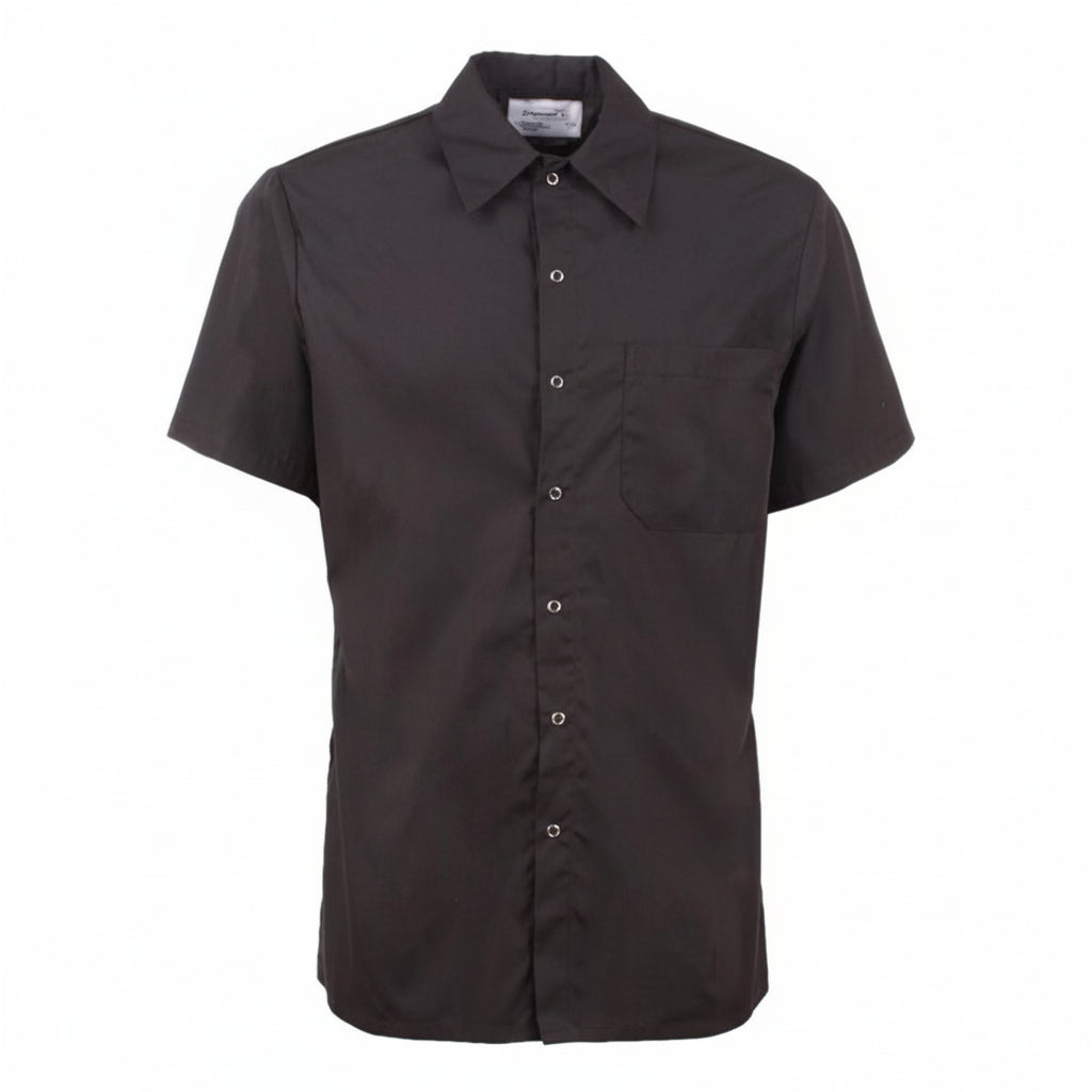 Chemise noire pour cuisinier