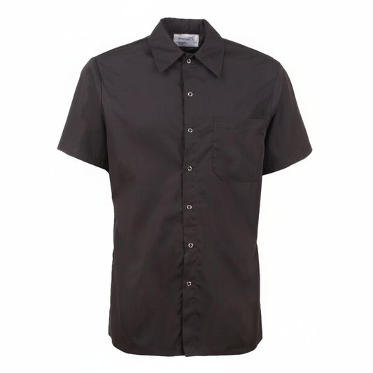 Chemise noire pour cuisinier