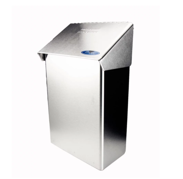 Poubelle en acier inoxydable pour serviettes hygiéniques
