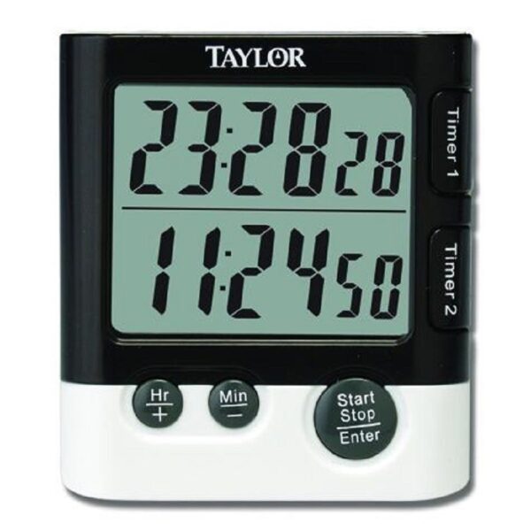 Minuterie/horloge double 1 ½" LCD Taylor