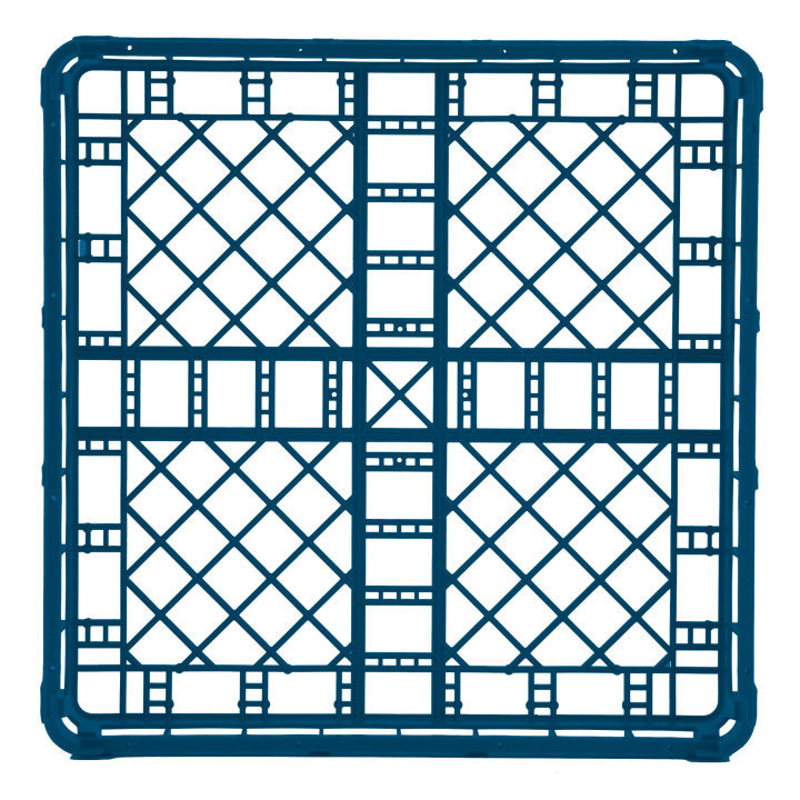 Casier lave vaisselle ouvert grand trou 1/1 bleu royal Vollrath