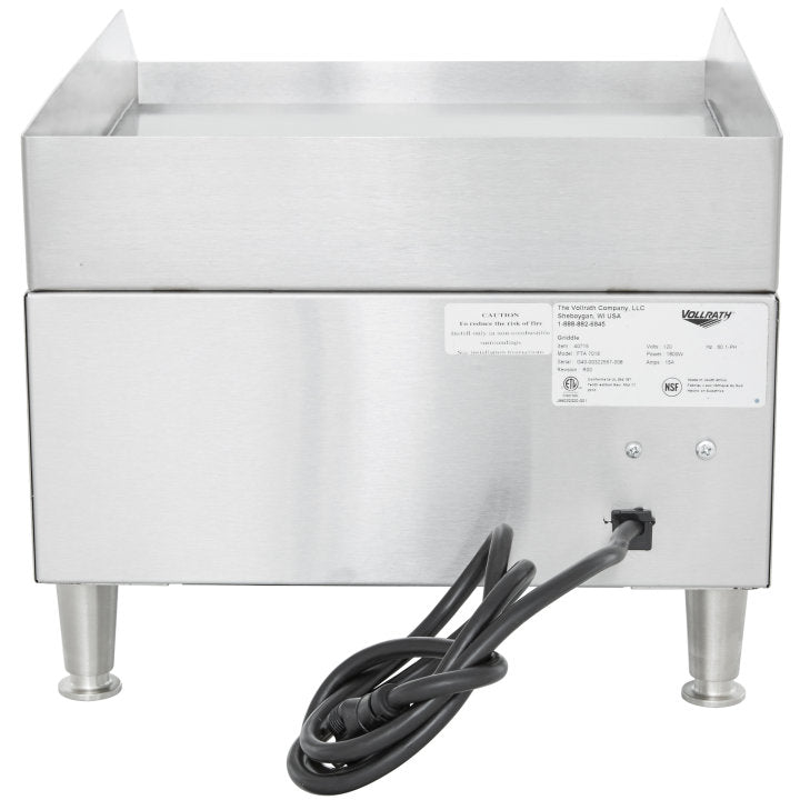 Plaque chauffante à dessus plat 14" 120 volts Vollrath