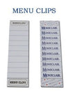 Clips pour menu 100/paquet
