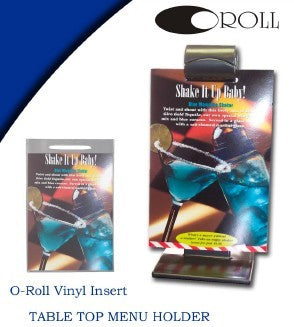 Plastique rigide 4½" x 6¾" pour présentoir O-roll