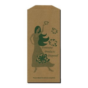 Sacs en papier pour serviettes sanitaires 500/caisse