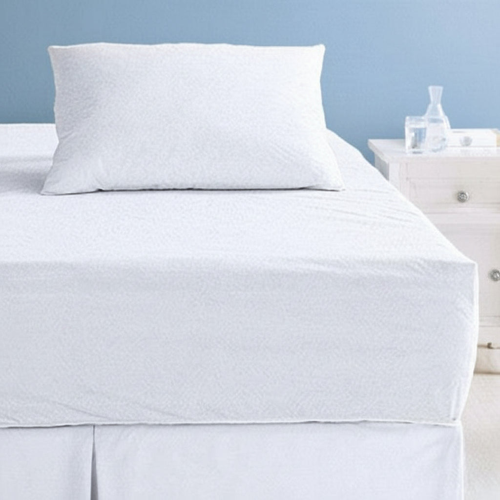 Drap contour blanc King