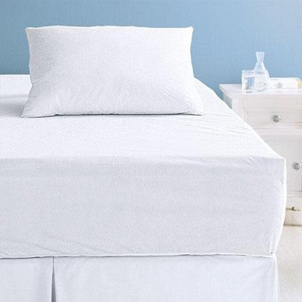 Drap contour blanc Queen 60'' x 80'' x 14''