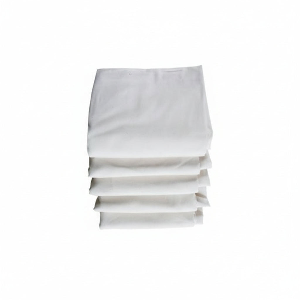 Drap plat blanc simple 72'' x 108''