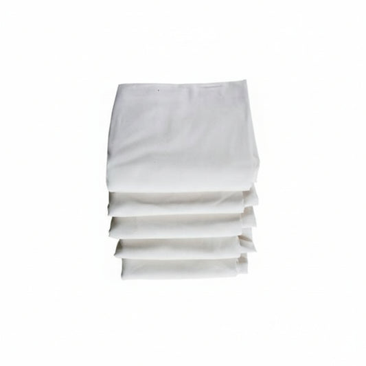 Drap plat blanc simple 72'' x 108''