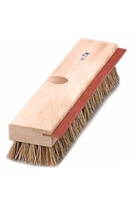 Brosse à plancher avec racloir