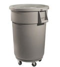 Poubelle 44 gallons avec couvercle et socle