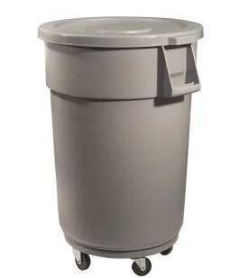 Poubelle 44 gallons avec couvercle et socle