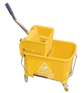 Ensemble seau et essoreuse à pression latéral de 21 litres