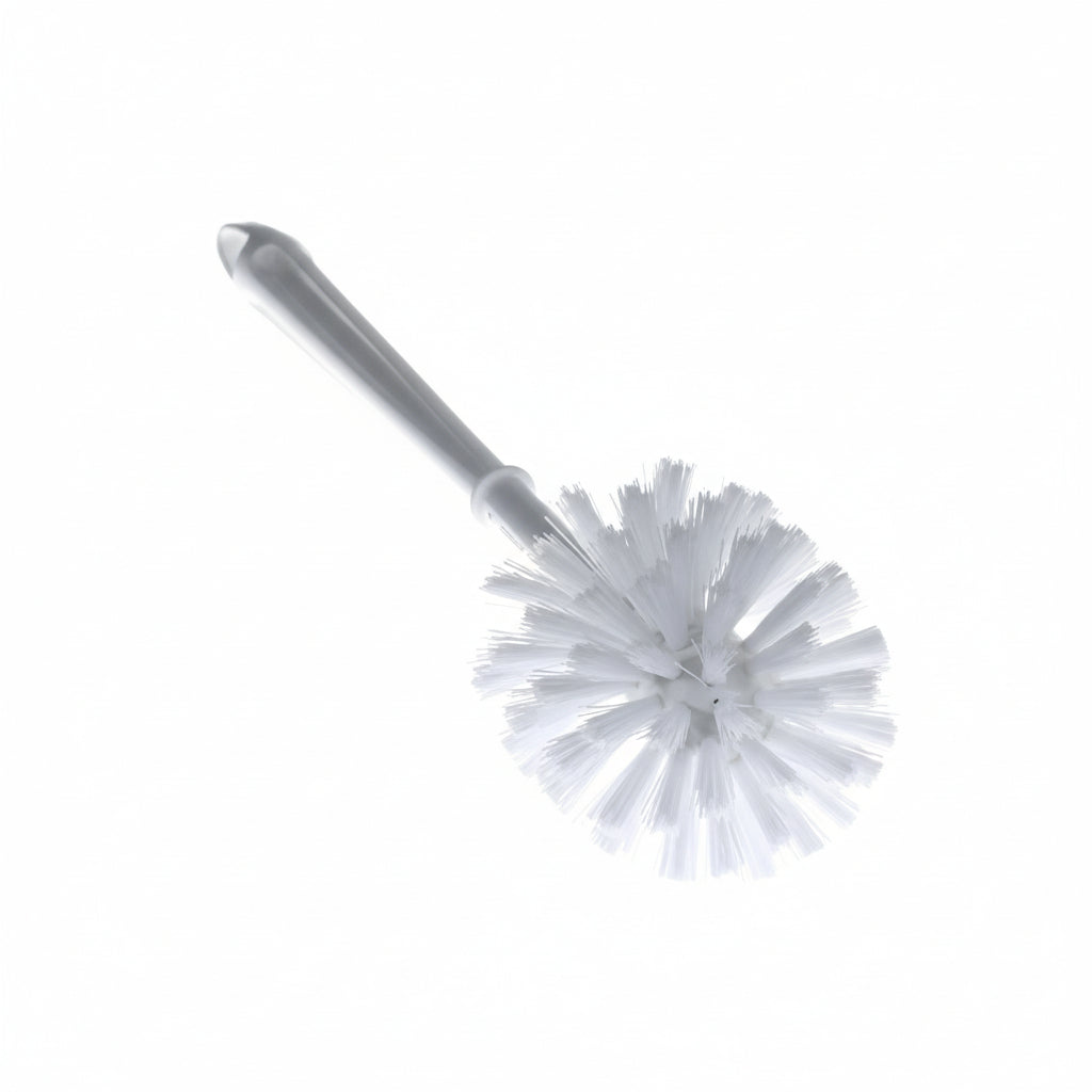 Brosse à cuvette ronde à double action avec porte brosse