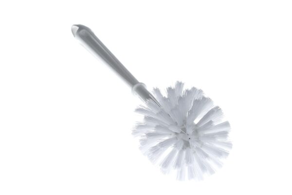Brosse à cuvette ronde à double action avec porte brosse