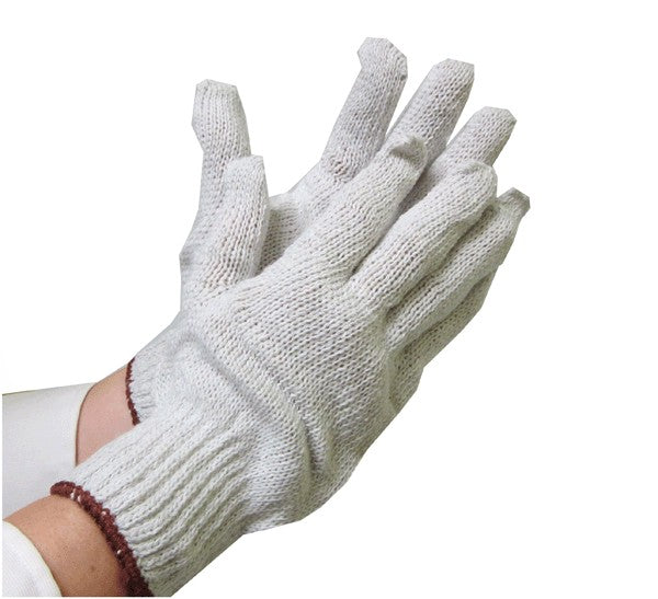 Gants en polyester et en coton 1 douzaine