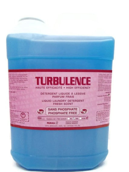 Turbulence détergent liquide à lessive HE. 10 litres 