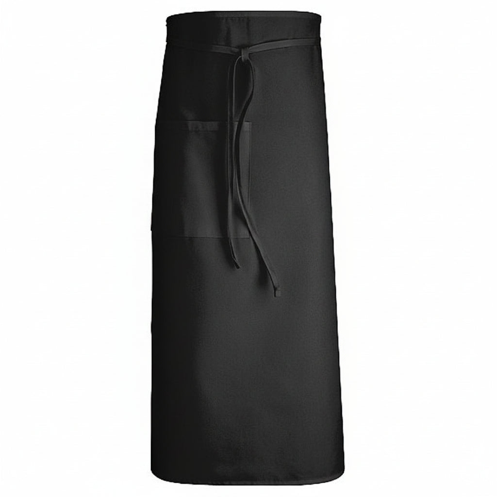 Tablier bistro noir 1 poche