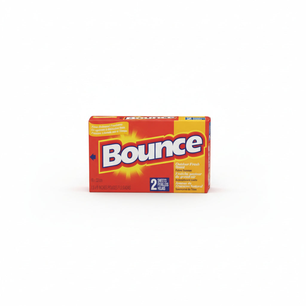 Assouplissant textile en feuille Bounce pour distributrice automatique