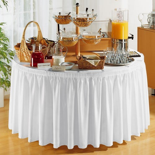 Jupe blanche pour table 13''