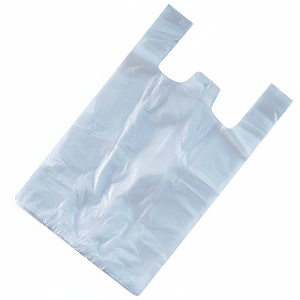 Sacs bretelles en plastique blanc 1000/caisse
