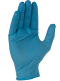 Gants nitrile bleu 100/pqt