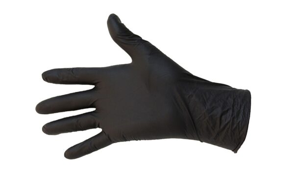 Gants nitrile noir 100 gants/paquet