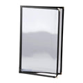 Couverture de menu avec contour noir 8-1/2'' x 14''