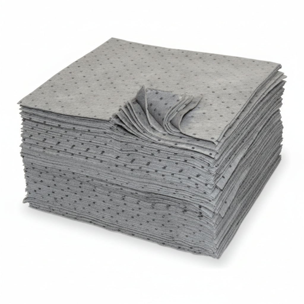 Absorbant d'huile en rouleau feuilles grises 100/caisse